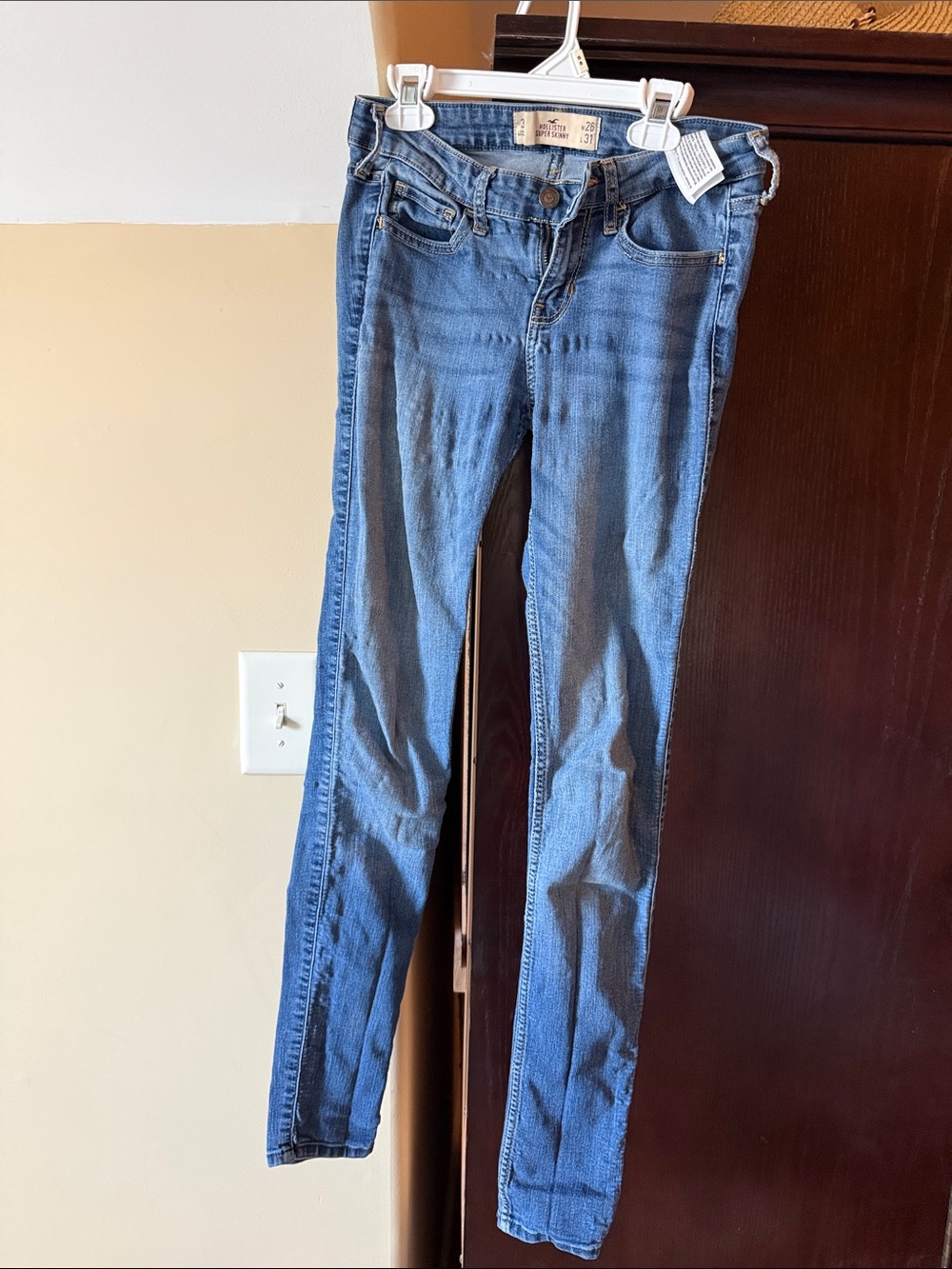 Hollister Slim Fit Light Blue Girls  Skinny Jeans